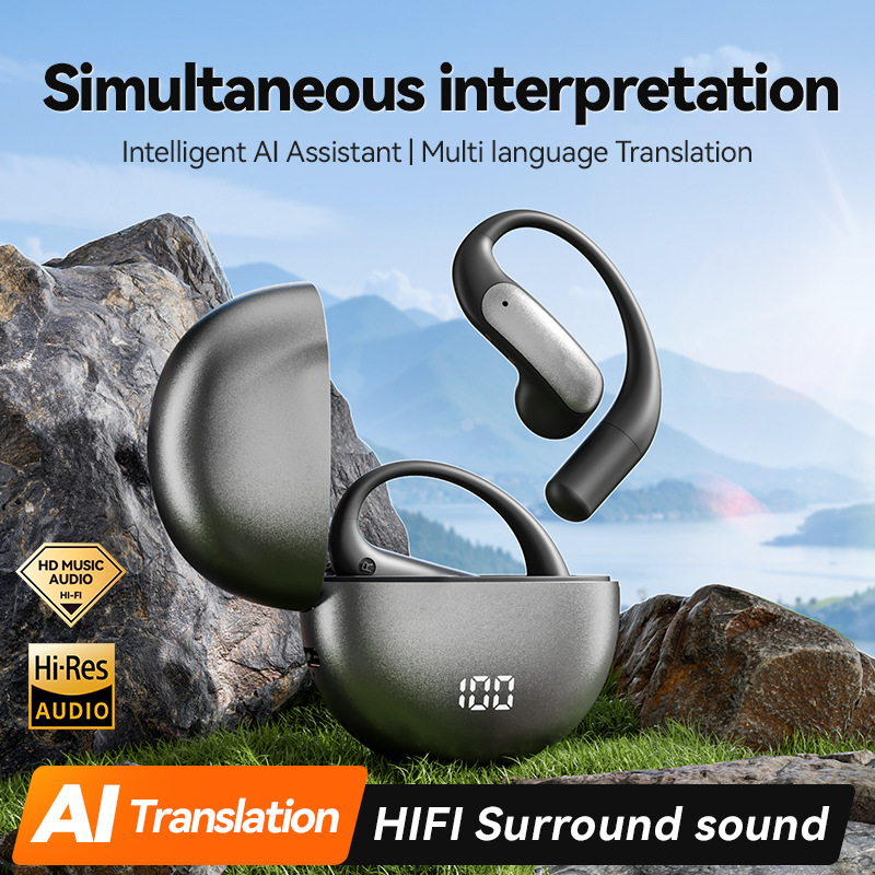 You don't need to know any foreign language, AI TWS translation earbuds help you